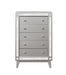 Leighton 5-drawer Chest Metallic Mercury image