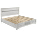 Miranda Eastern King 2-drawer Storage Bed White image