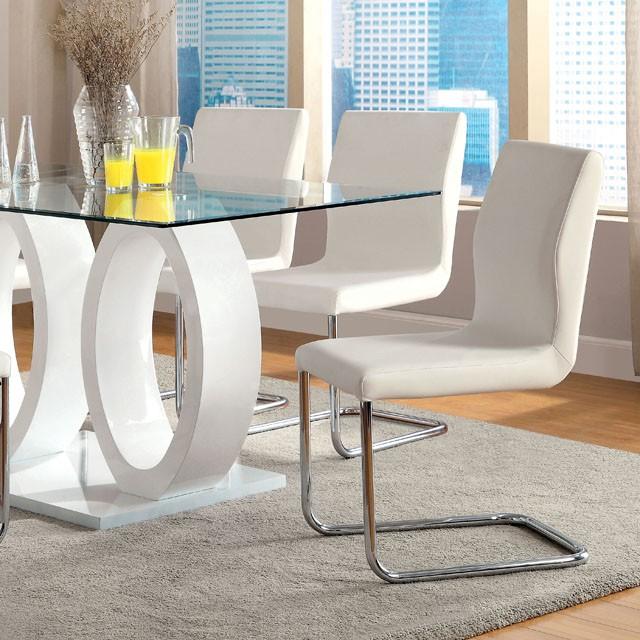 LODIA I White Dining Table image