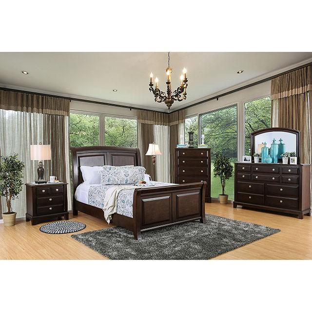 Litchville Brown Cherry E.King Bed