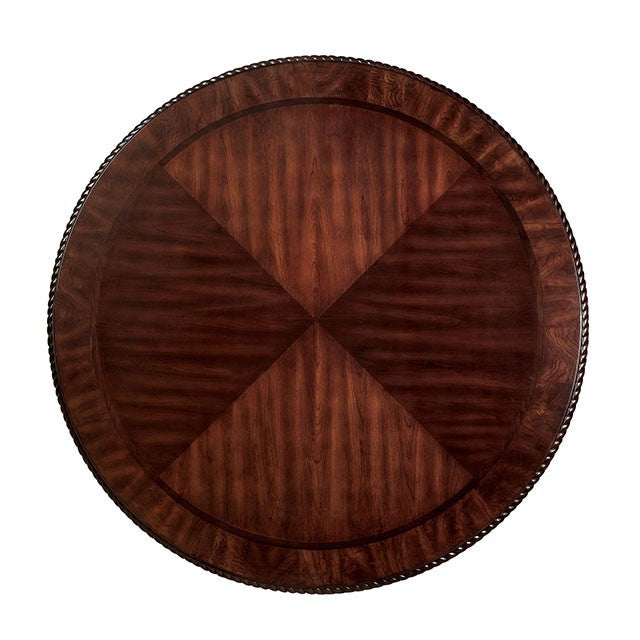 Bellagio Brown Cherry Round Dining Table